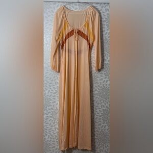 SET Vintage Gossard Artemis 70s Women’s L ROBE + SLIP Set Lingerie Nightie Dress